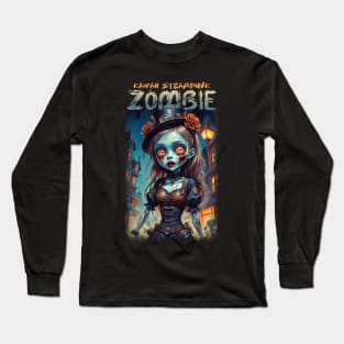 Kawaii Steampunk Zombie 05 Long Sleeve T-Shirt